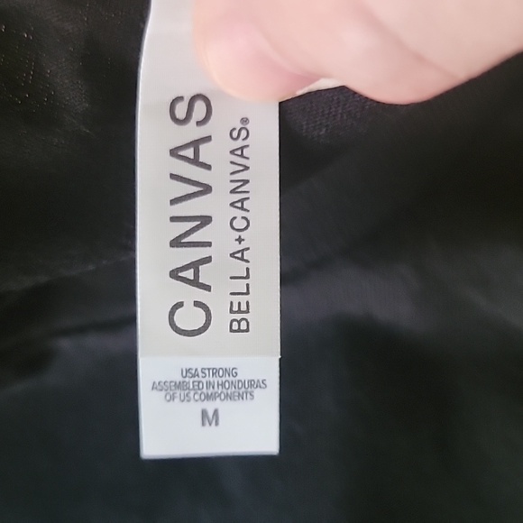 DUAL PRINT Man Eater Glitchy "Bella Canvis" Tee - Picture 6 of 8